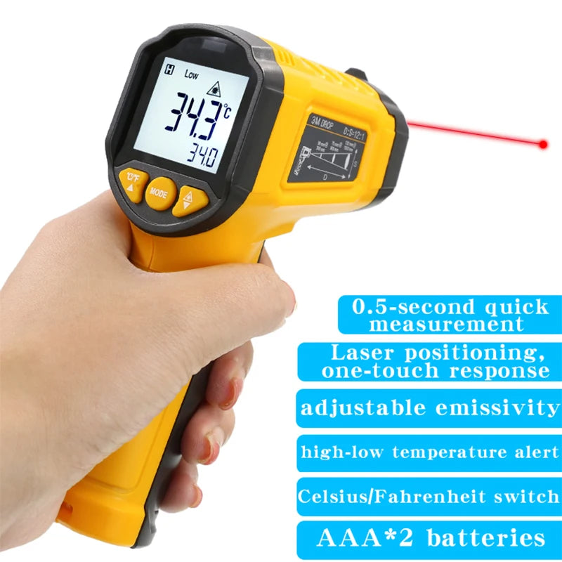 Moktan Sabai Infrared Non-Contact Thermometer TS380 – Handheld High-Precision Temperature Gauge