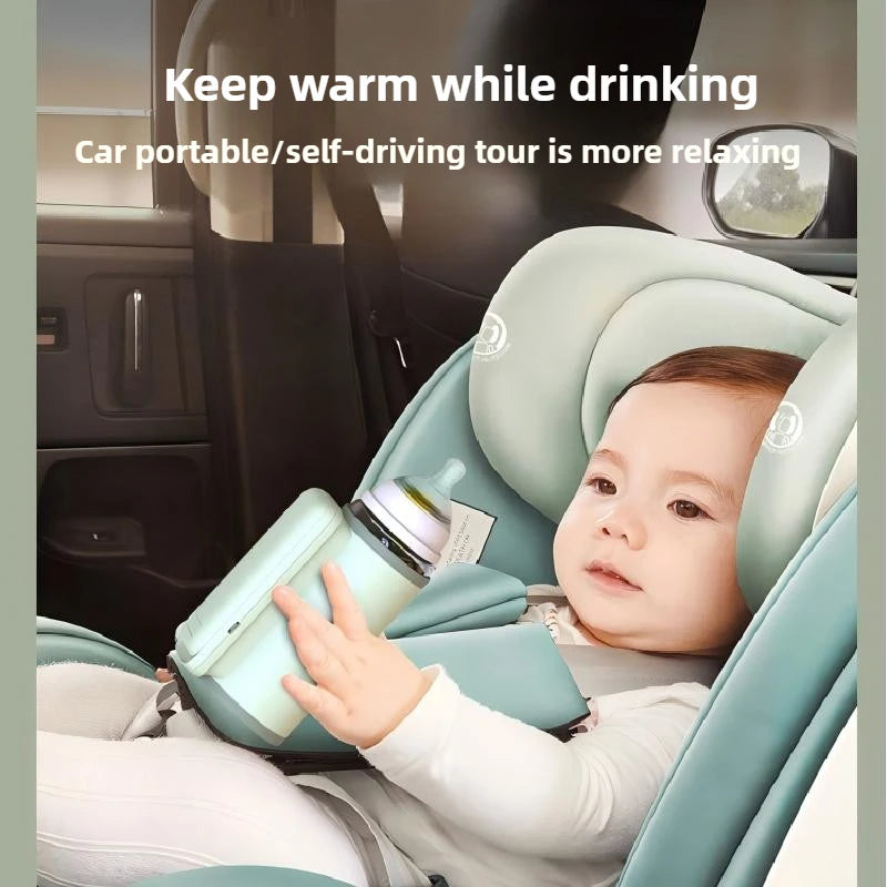 Moktan Sabai Portable Baby Bottle Warmer USB Travel Milk Warmer with LCD Temperature Control