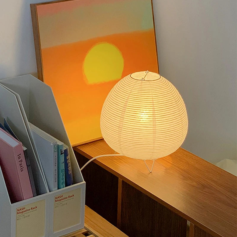 Moktan Sabai Nordic LED Table Lamp Wabi Sabi Bedside Desk Light for Bedroom Living Room