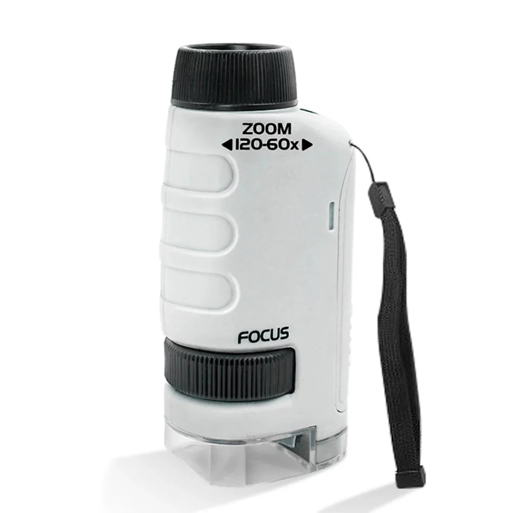 Moktan Sabai Digital Microscope for Children 200MP with IPS Screen STEM Science Toy White