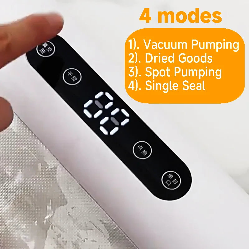 Moktan Sabai Food Vacuum Sealer Machine for Food Storage Kitchen Vacuum Packer and Bag Sealer