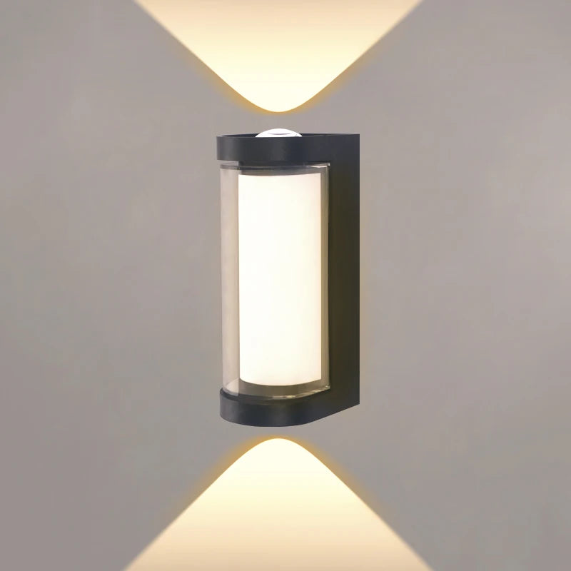 Moktan Sabai LED Outdoor Waterproof Wall Light – Porch Yard Walkway Lamp for Indoor & Garden B