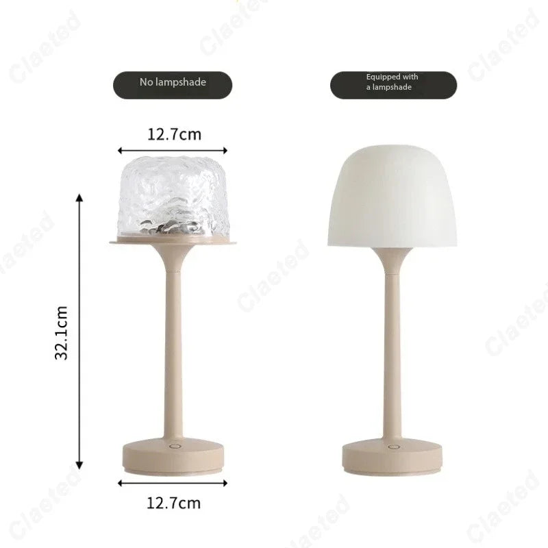Moktan Sabai LED Water Ripple Desk Lamp Romantic Night Light Projection Bedroom Couple Gift