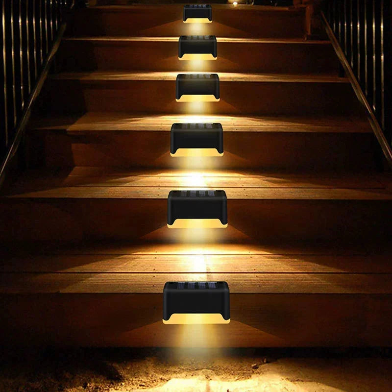 Moktan Sabai Outdoor Solar Deck Lights – Waterproof LED Fence & Step Lamps for Yard & Pathway