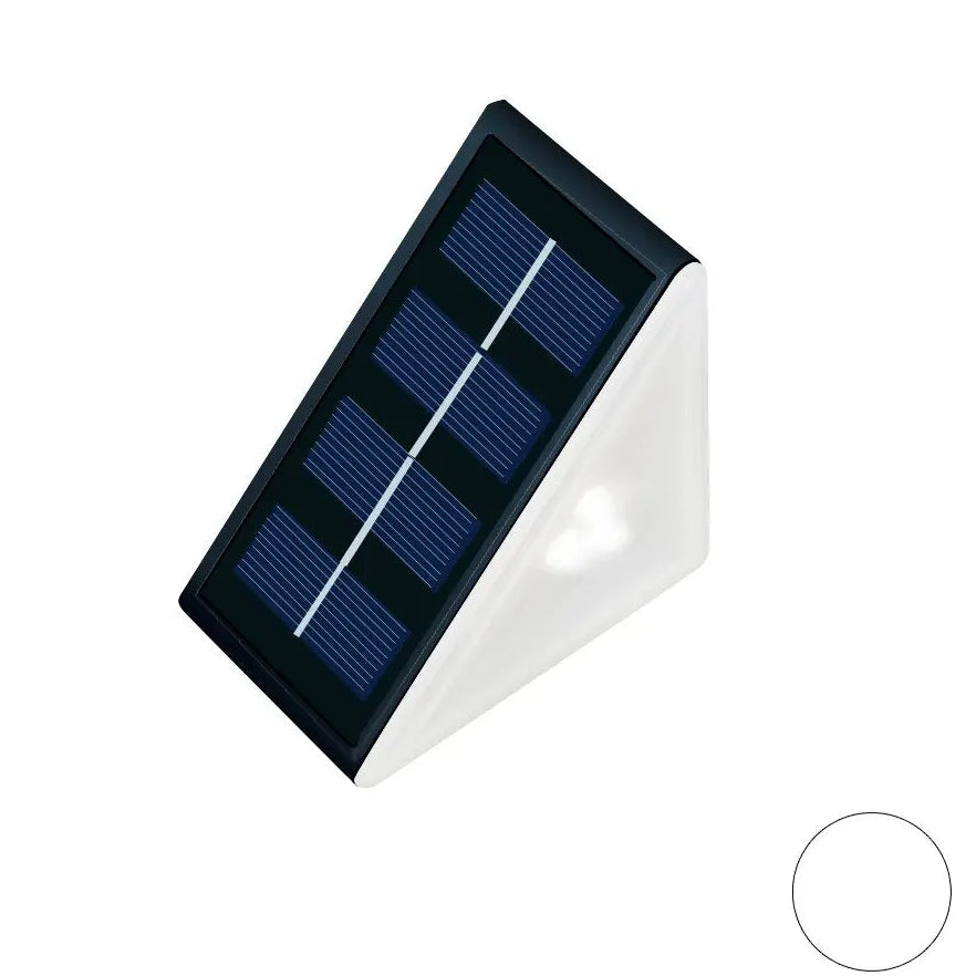Moktan Sabai Outdoor Solar Step Lights Warm White RGB IP67 Waterproof Pathway Patio Yard White