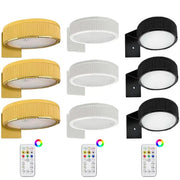 Moktan Sabai 3 Pack Remote Control Picture Lights Battery Powered Dimmable Art Display Lamps