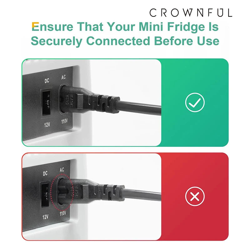 Moktan Sabai Crownful 4L Mini Fridge Portable Beauty Cooler Warmer Car Home Travel