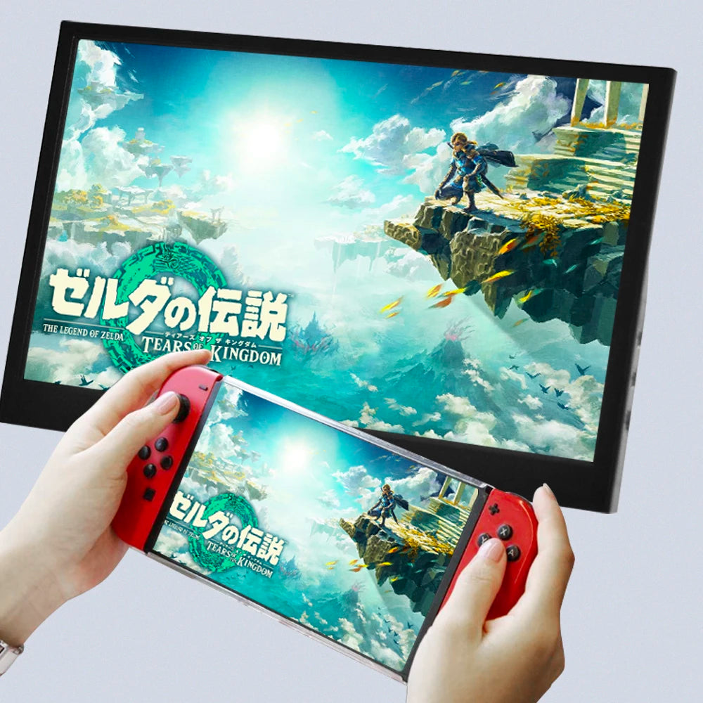 Moktan Sabai 11.6" Portable Monitor 1366x768 LCD TFT Gaming Display HDMI Laptop PC PS4 Xbox