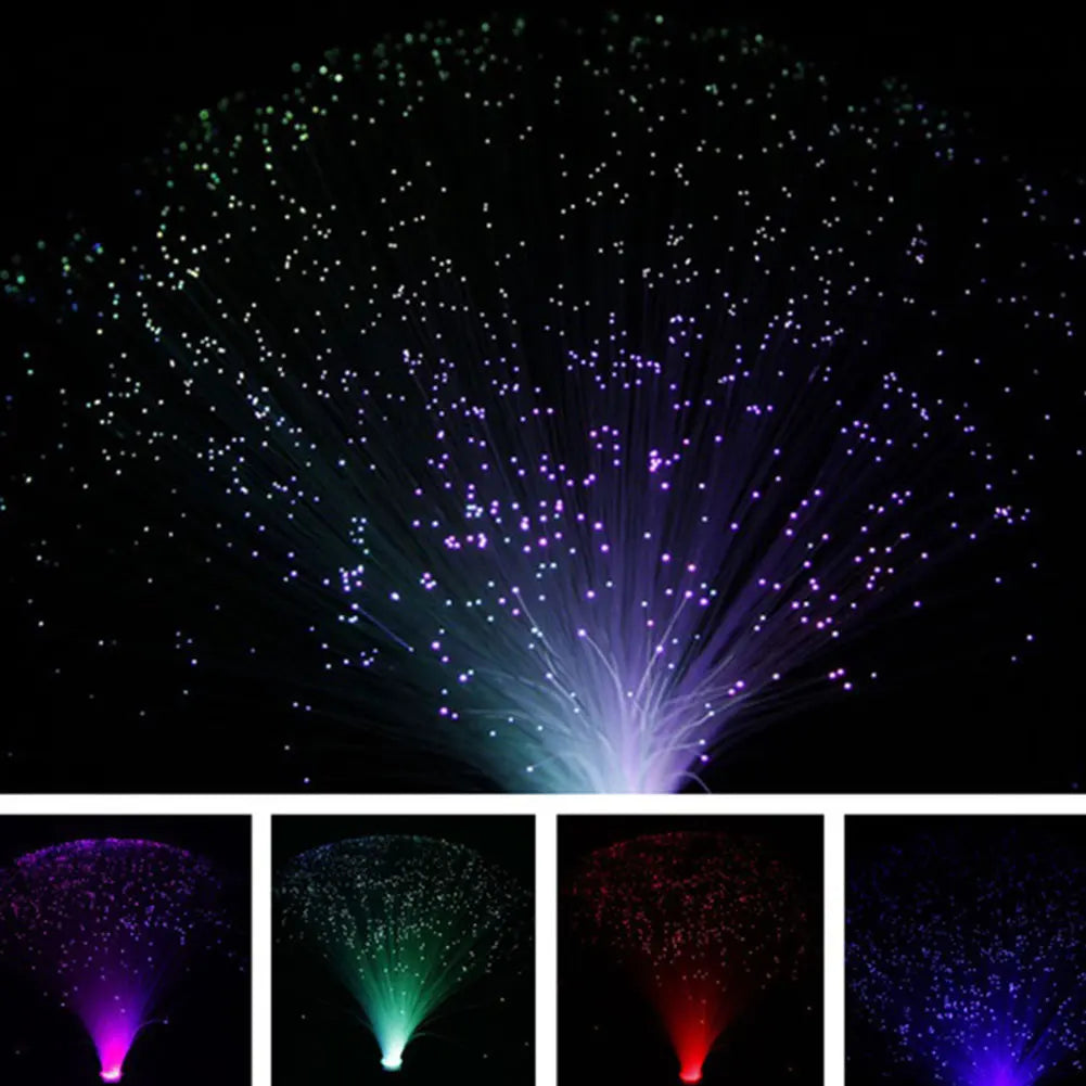 Moktan Sabai LED Fiber Optic Star Lamp Multicolor Night Light Wedding Centerpiece Decor