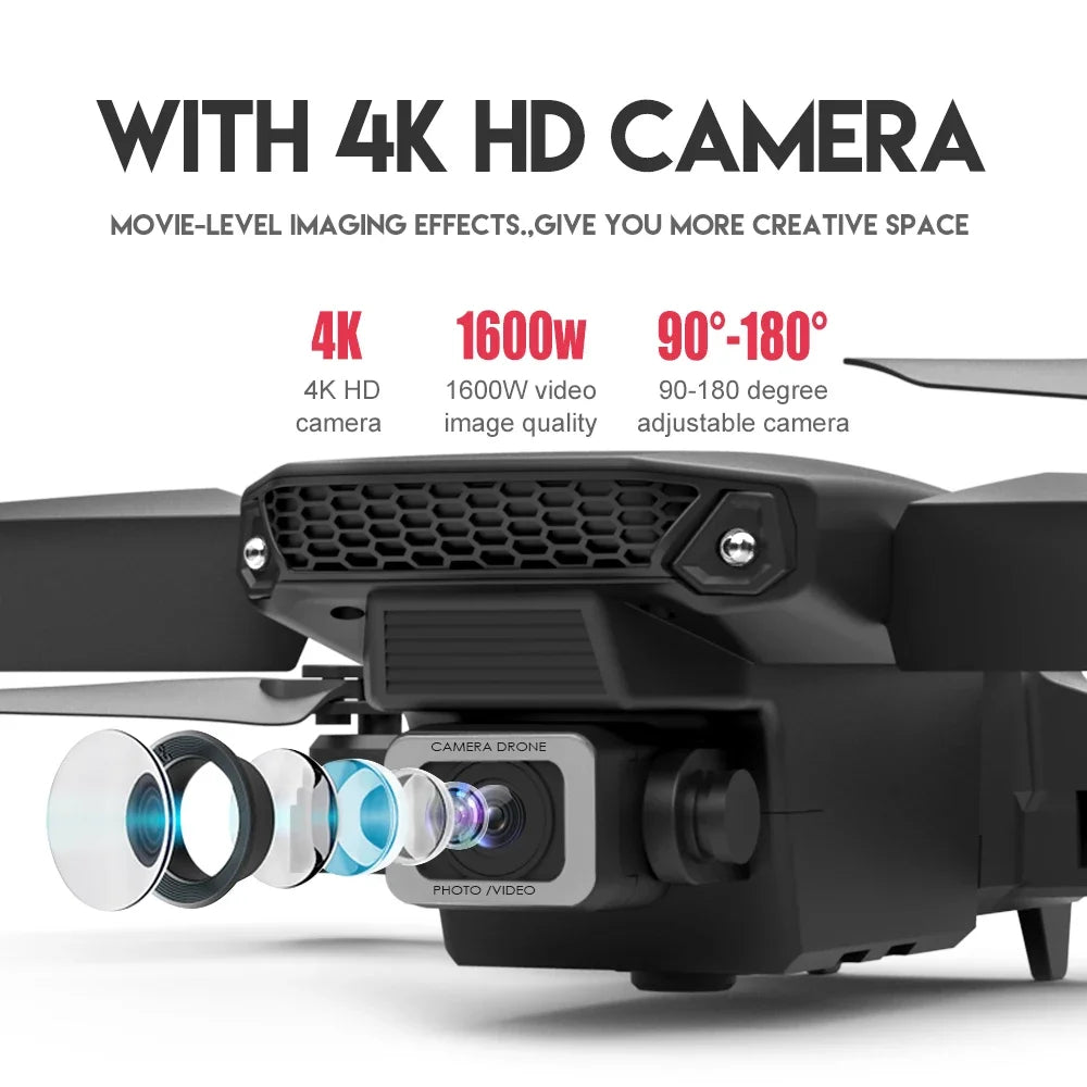 Moktan Sabai 4K WiFi FPV Drone Foldable Quadcopter HD Camera Altitude Hold RC