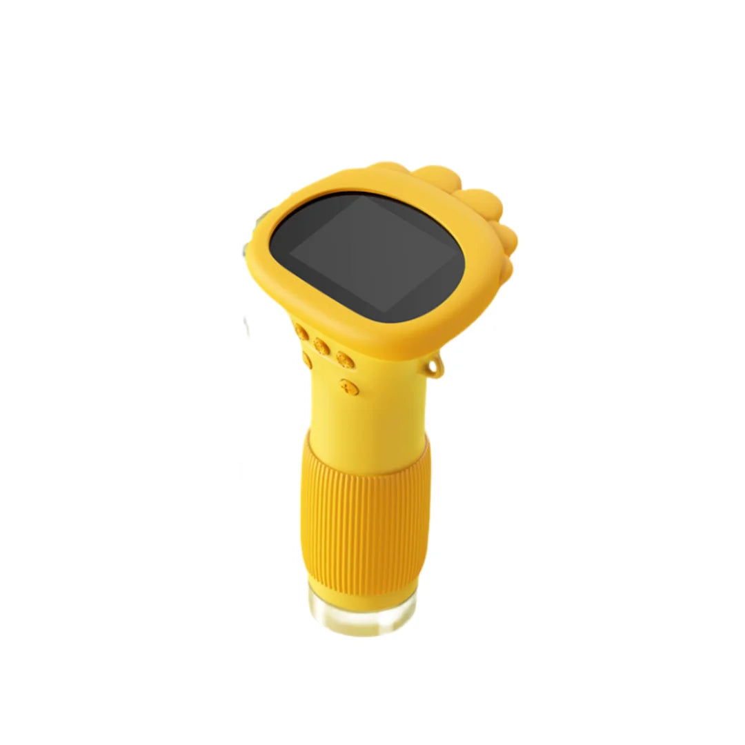 Moktan Sabai Kids Handheld Microscope 1000X Magnification – Portable STEM Science Toy Yellow