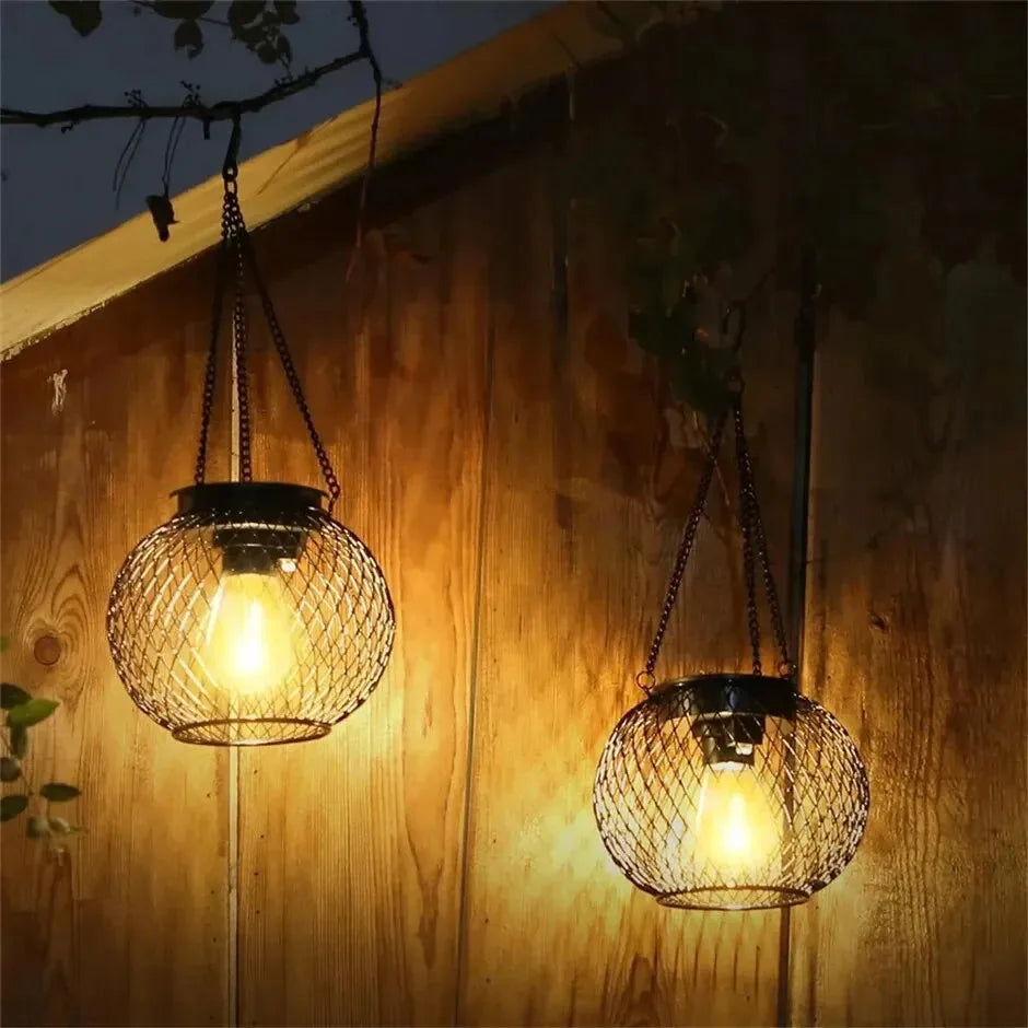 Moktan Sabai Ortiny Solar Lantern Outdoor – Waterproof Hanging Decorative Lights for Garden