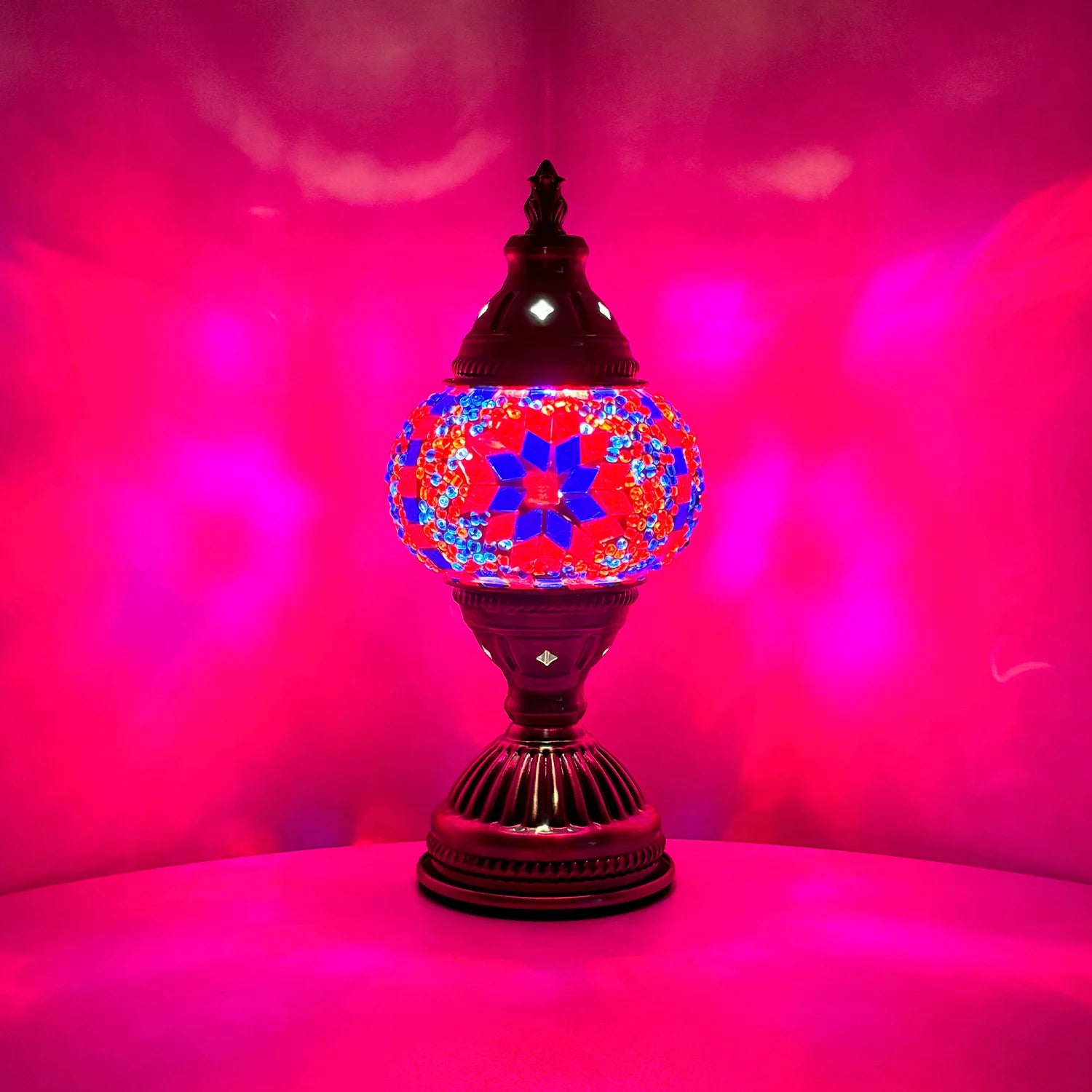 Moktan Sabai DIY Mosaic Table Lamp Kit Handmade Craft Night Light Parent Child Activity S2 ( light source)