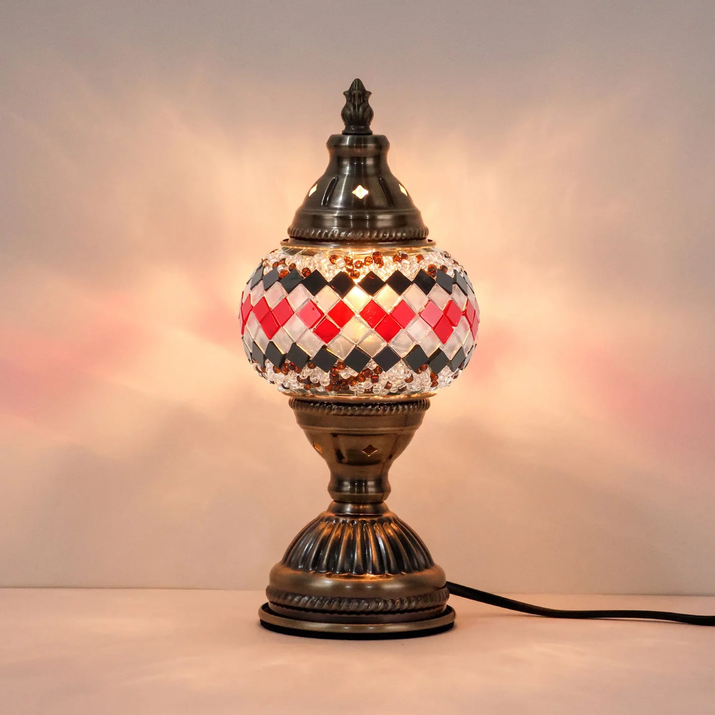 DIY Mosaic Table Lamp Kit Handmade Craft Night Light Parent Child Activity