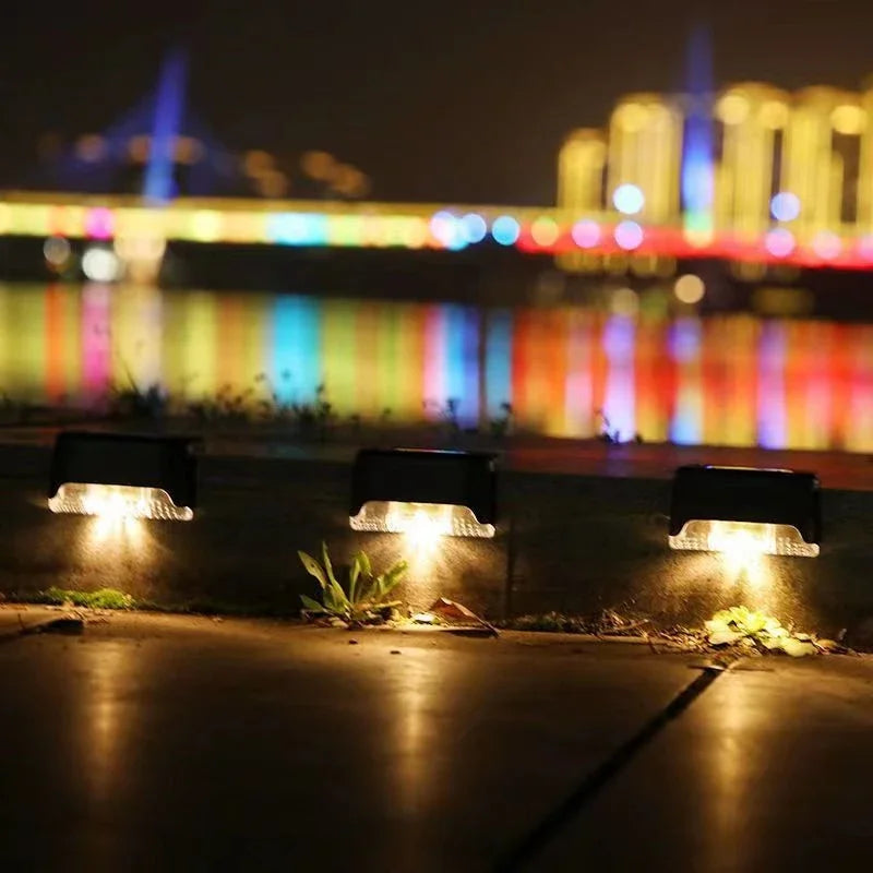 Moktan Sabai Outdoor Solar Deck Lights – Waterproof LED Fence & Step Lamps for Yard & Pathway
