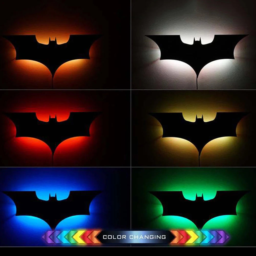 Moktan Sabai Modern Wooden Wall Lamp Remote 16-Color LED Decorative Night Light 2M Cable