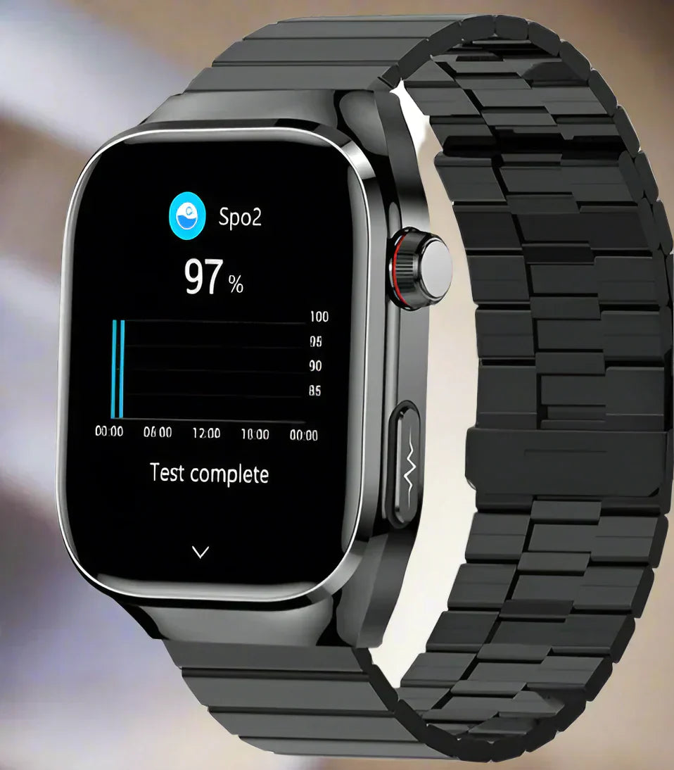 Moktan Sabai NexaPulse Smartwatch with Health Monitoring, ECG, Bluetooth Calling Black
