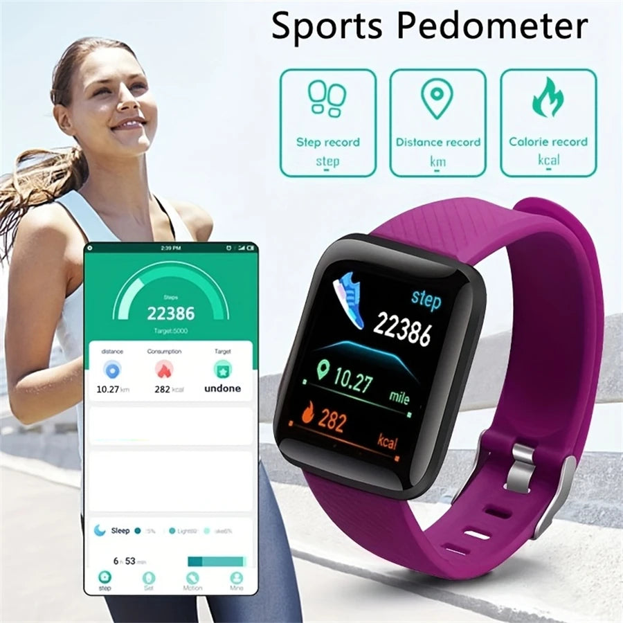Smartwatch for Men & Women with Fitness Tracker, Messages & Heart Rate Monitor