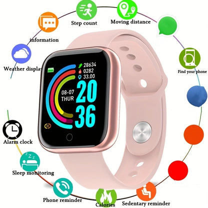Smartwatch for Men & Women with Fitness Tracker, Messages & Heart Rate Monitor