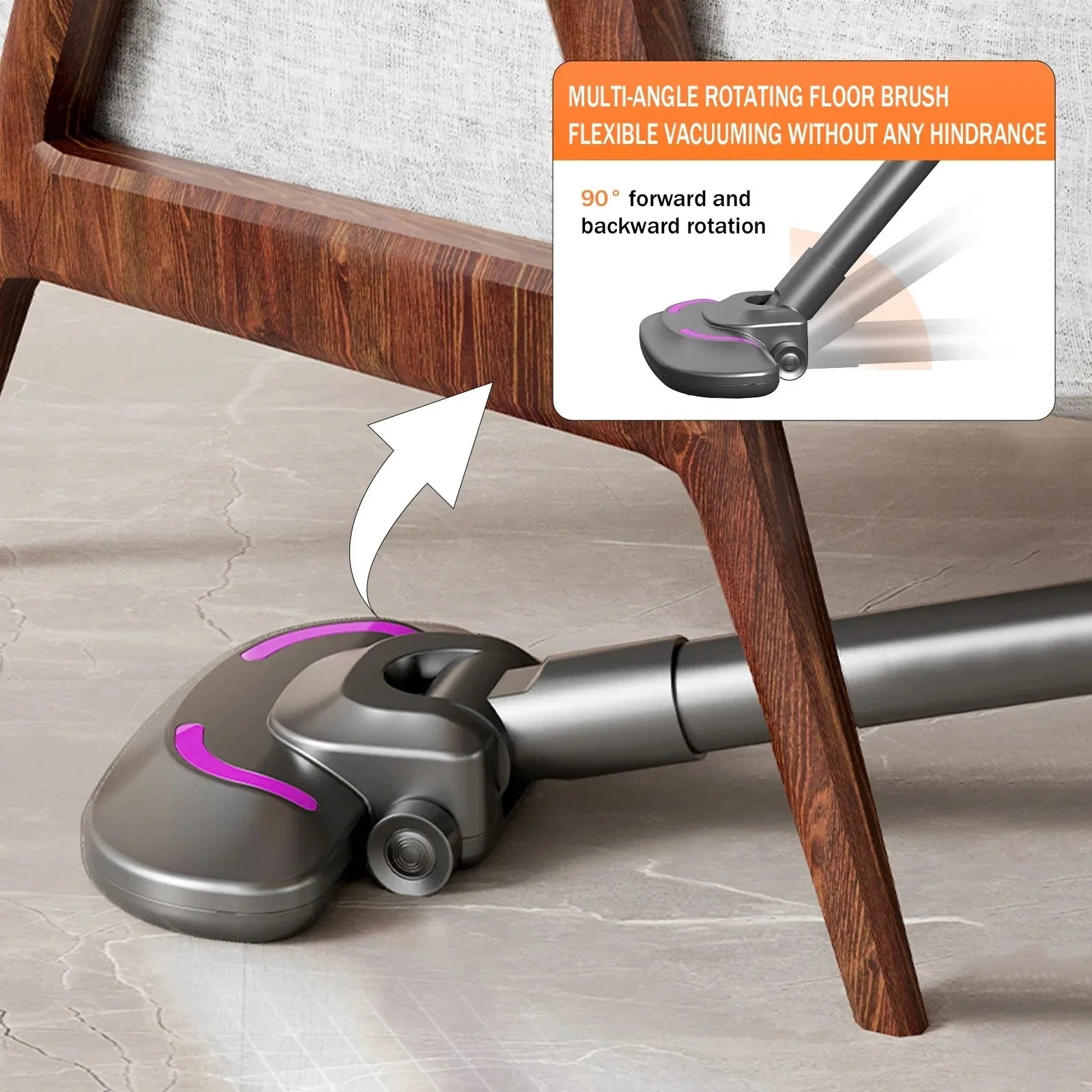 Moktan Sabai 3 in 1 Cordless Handheld Vacuum Rechargeable Cyclonic for Car Home PC