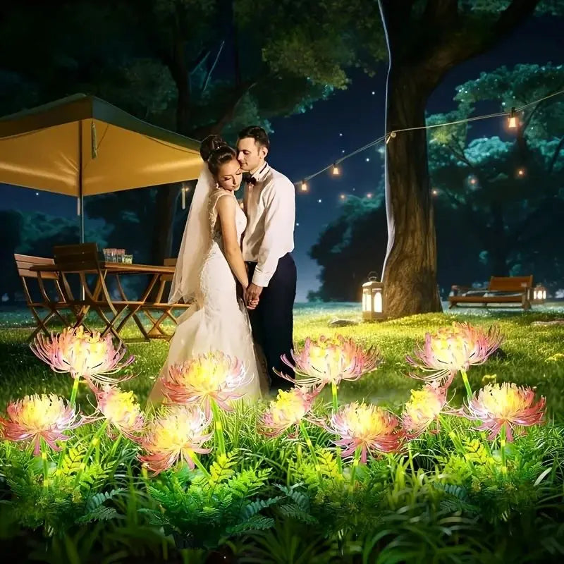Moktan Sabai Outdoor Solar Garden Lights Flower Yard Lawn Courtyard Decoration Waterproof LED