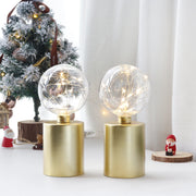 Moktan Sabai 2Pcs Gold Table Lamp Battery Powered Cordless LED Light Bedroom Living Room Decor 2Pcs United States