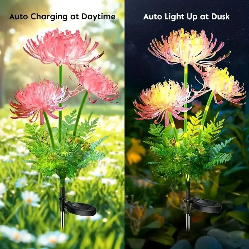 Moktan Sabai Outdoor Solar Garden Lights Flower Yard Lawn Courtyard Decoration Waterproof LED