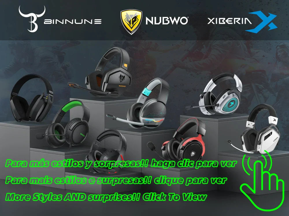 Moktan Sabai NUBWO G06 Wireless Gaming Headset Bluetooth 5.3 PS5 PC Noise Cancelling