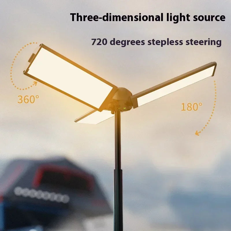 Moktan Sabai 1000LM Rechargeable Camping Lantern Retractable Work Light Hiking Emergency