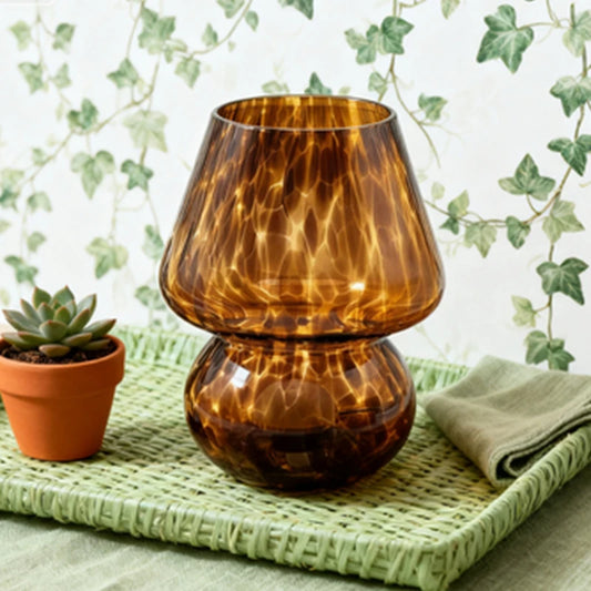 Colorful Glass Mushroom Table Lamp Girly Bedside Lamp Bedroom Decor Atmosphere Light