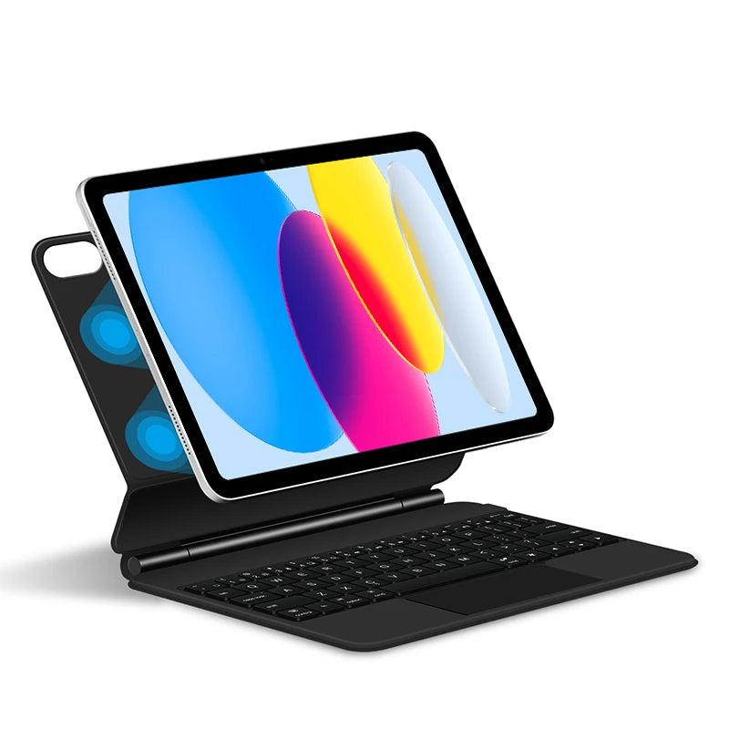Moktan Sabai iPad A16 11 Inch Keyboard Case 10th/11th Gen Backlit Magic Smart Cover Black