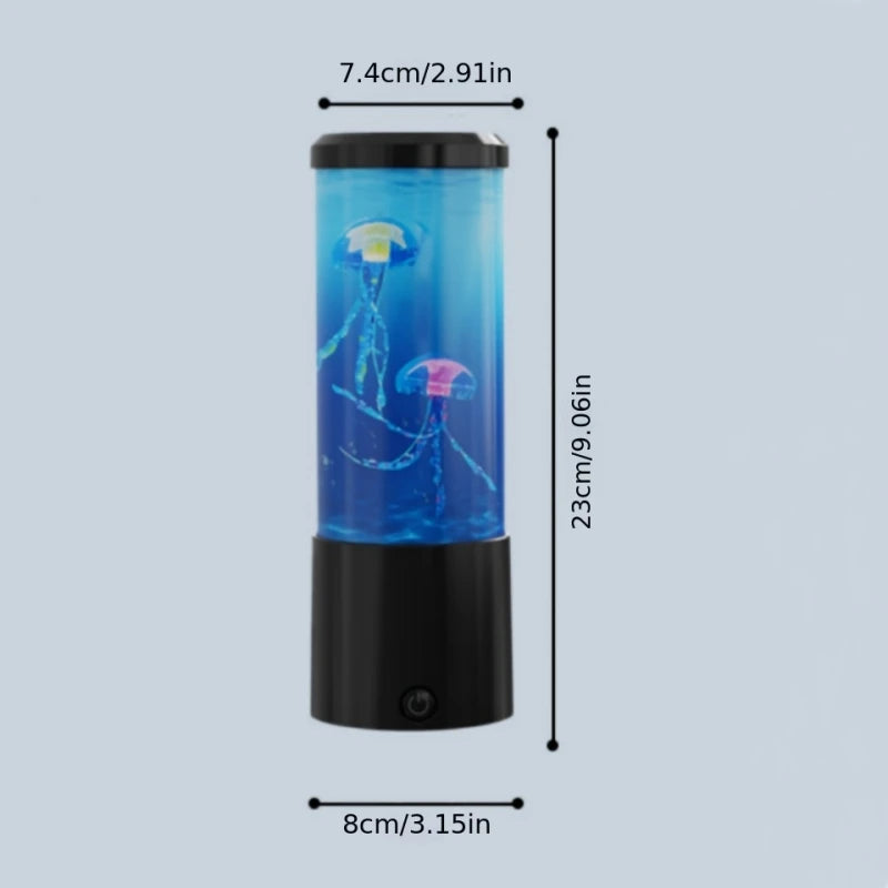 Moktan Sabai Jellyfish Lamp Ocean Night Light LED Aquarium Mood Light for Bedroom Home Decor