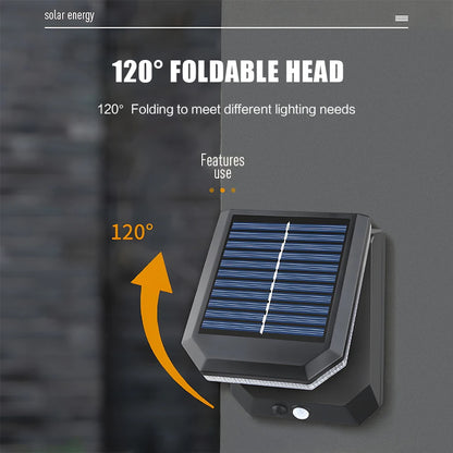 Solar Motion Sensor Wall Light – Outdoor LED IP65 Security Light for Patio/Garage