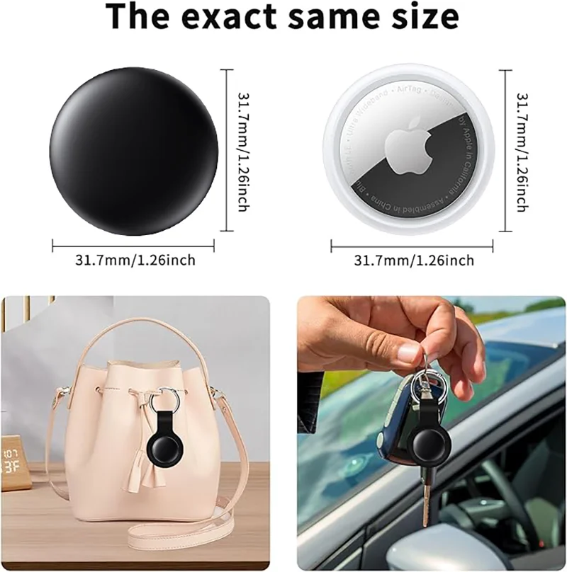 Moktan Sabai 4 Pack Bluetooth GPS Tracker Smart Tag for Luggage Backpack Find My App