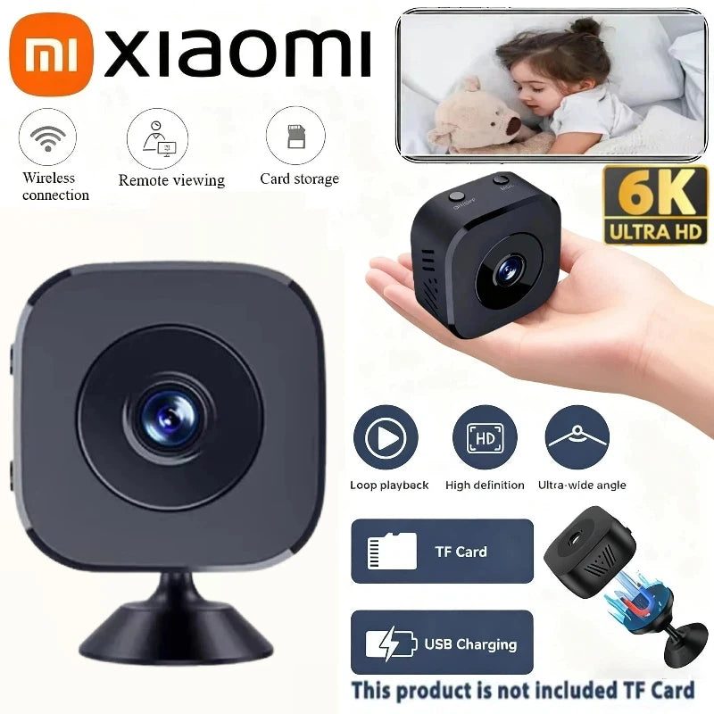 Moktan Sabai Xiaomi 8K Mini Wireless Security Camera WiFi Night Vision Motion Detection Audio