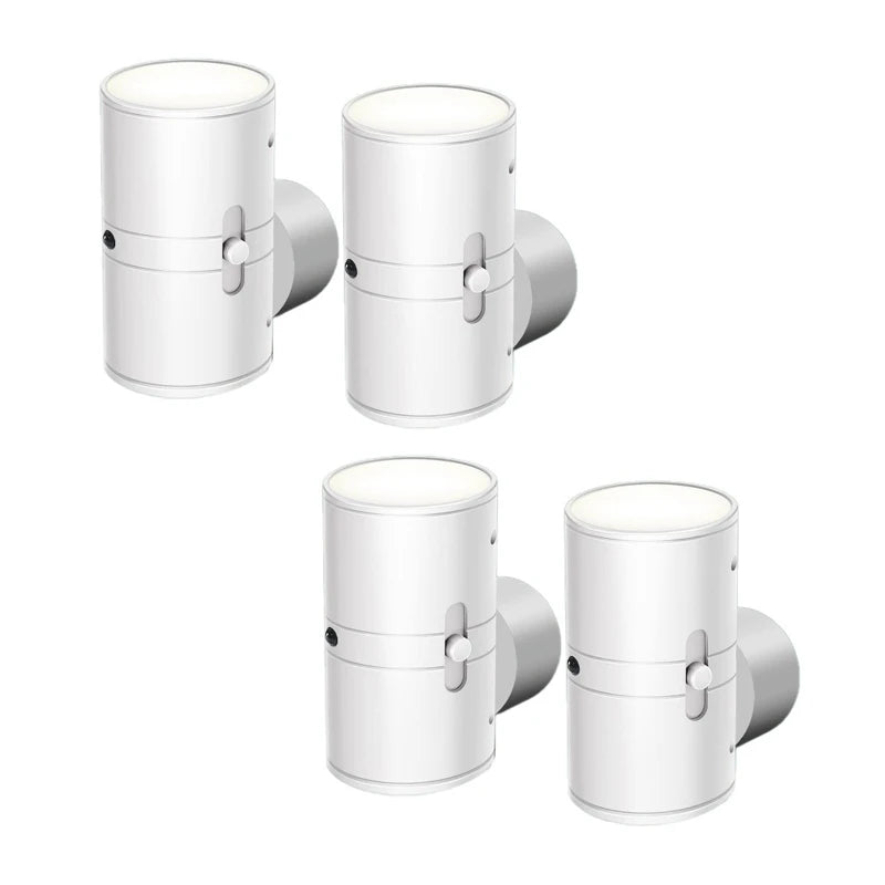 Moktan Sabai Plug In Night Light Dusk to Dawn Sensor Adjustable Brightness Stair Hallway 4PCS