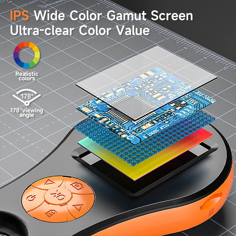 Moktan Sabai HD 1080P Digital Microscope Magnifier 2 Inch IPS Screen for PCB Repair