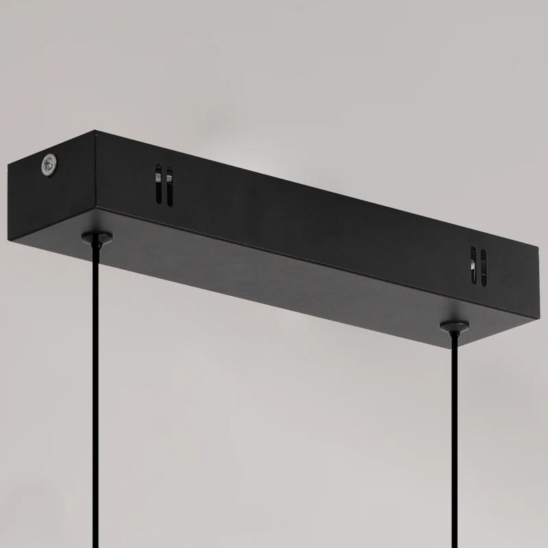 Moktan Sabai Modern Long Pendant Light – Minimalist Dining Room Chandelier for Kitchen & Living
