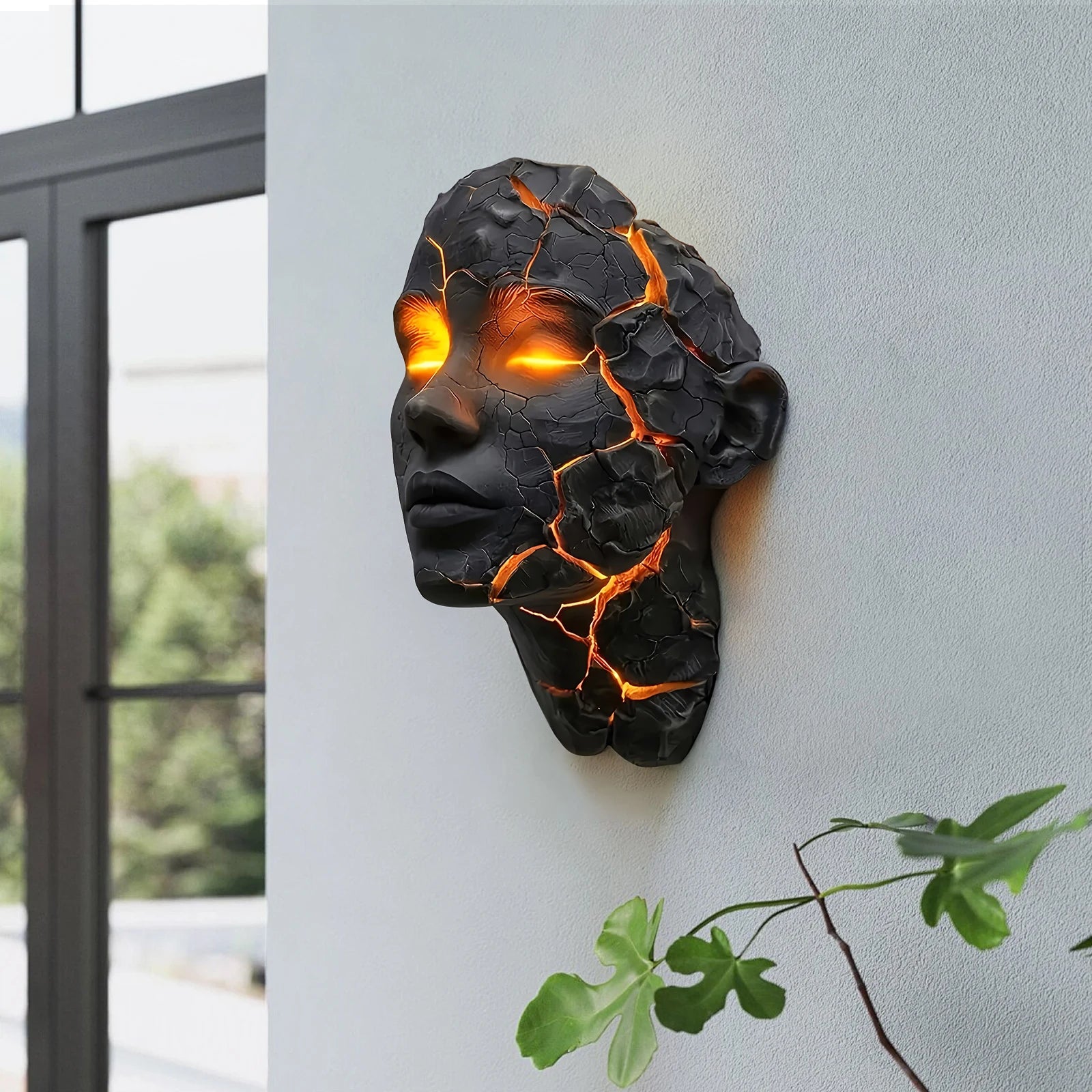 Moktan Sabai Halloween LED Broken Soul Wall Lamp Night Light Bathroom Reading Studying Hallway