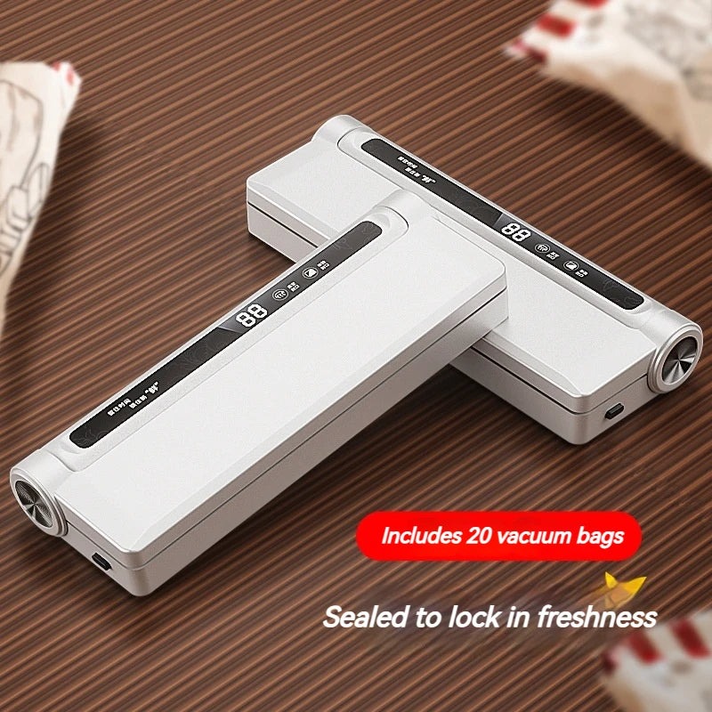 Automatic Vacuum Sealer Machine Strong Suction Food Saver No-Bag Selection Needed