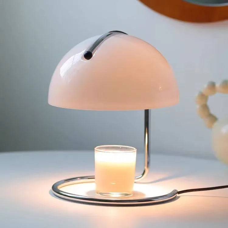 Moktan Sabai Flameless Candle Warmer Lamp Nordic Glass Dimmable Aromatherapy Table Light