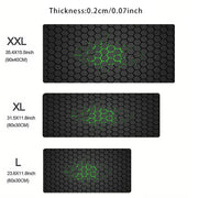 Moktan Sabai XXL Extended Gaming Mouse Pad Large Desk Mat Keyboard Pad Non-Slip Hexagon Design 60x30 cm Hexagon