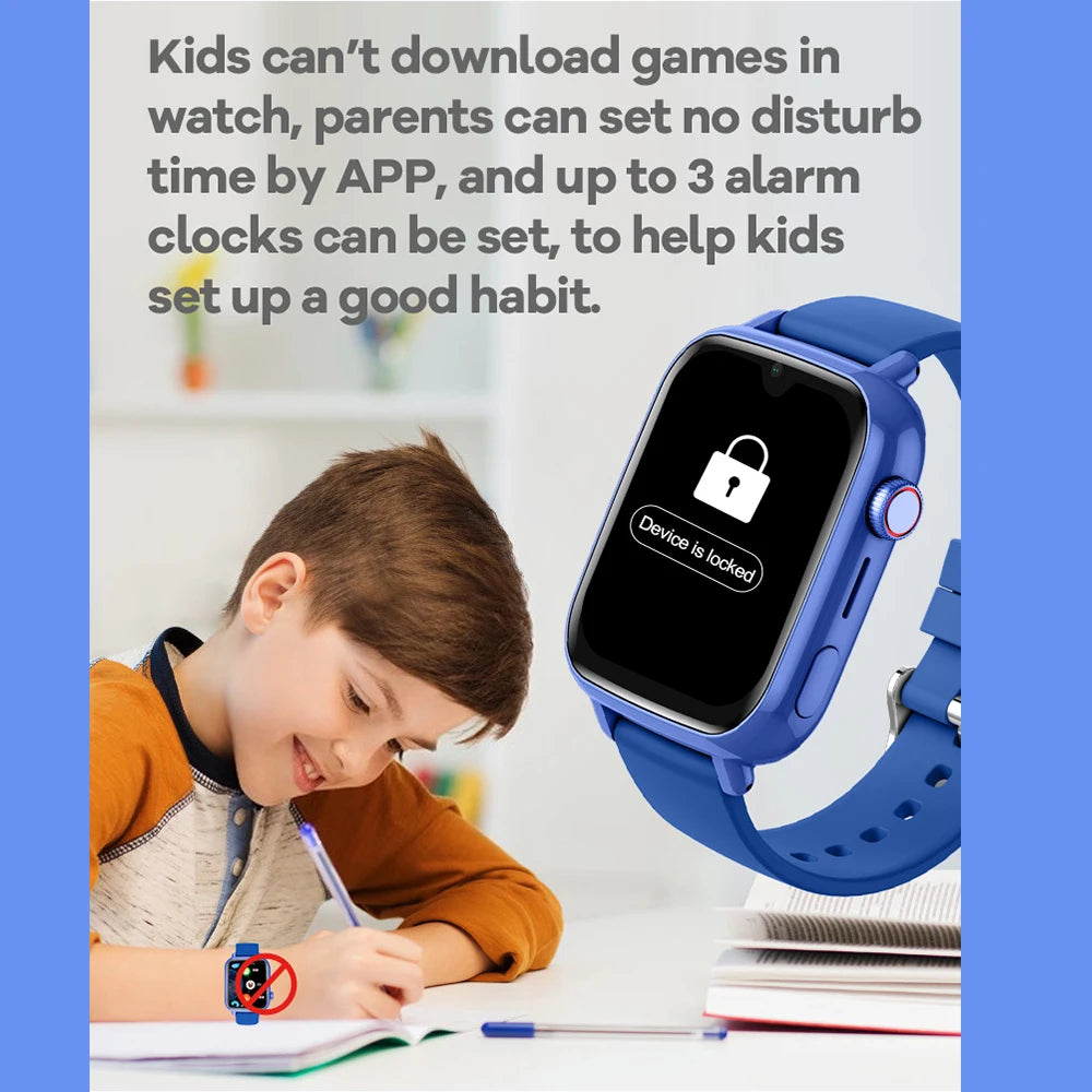 Moktan Sabai 4G Kids Smart Watch with GPS, Video Call, SOS, Camera & Location Tracker