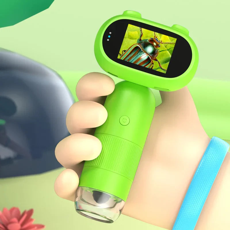 Moktan Sabai Kids Digital Microscope 1000X Handheld Microscope with LED Lights USB