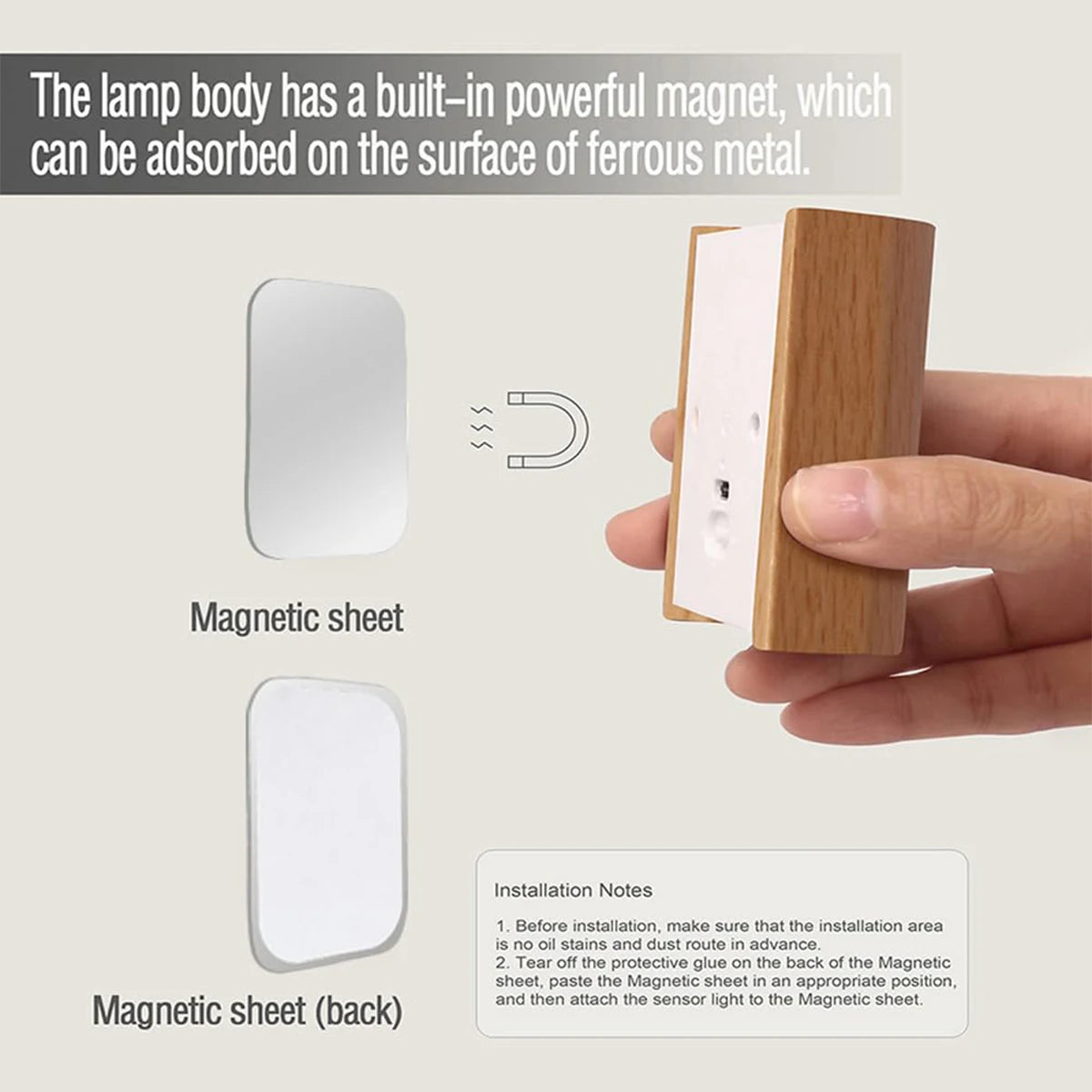 Moktan Sabai Rechargeable Motion Sensor Wall Light
