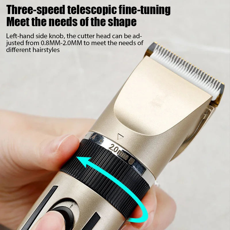 Moktan Sabai Electric Hair Trimmer for Men – Rechargeable Hair Clipper Professional Shaver