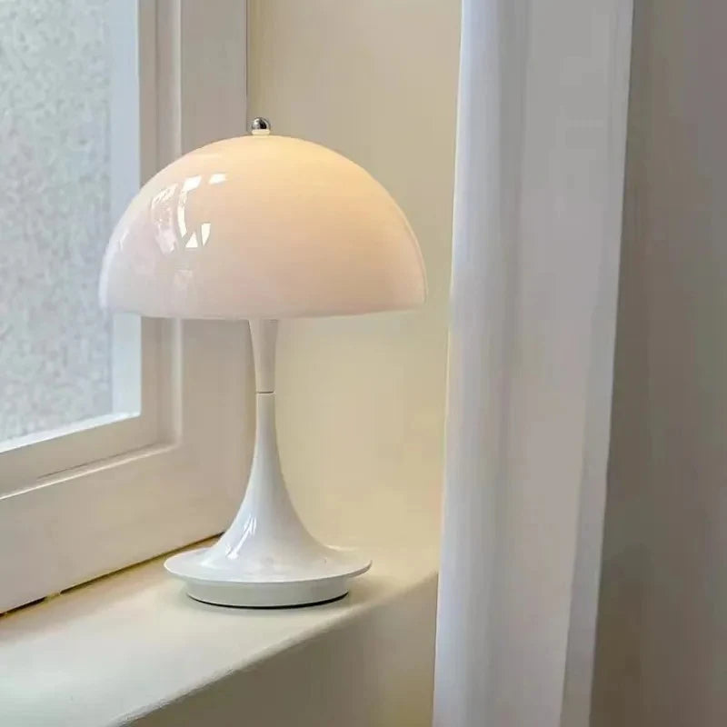 Moktan Sabai Rechargeable Dimmable LED Table Lamp Touch Control Bedside Light for Bedroom