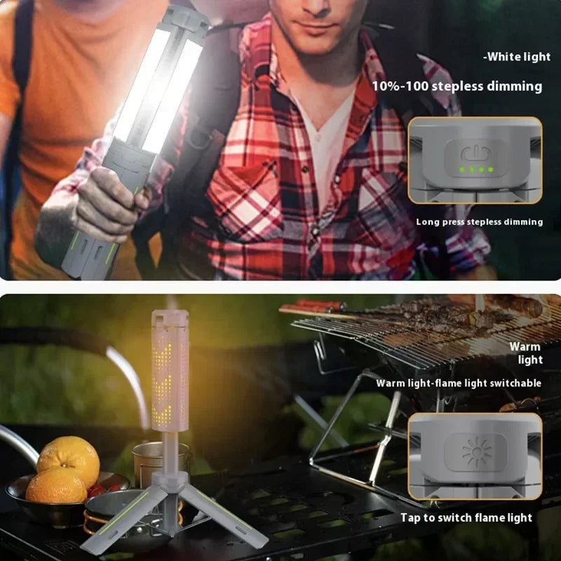 Moktan Sabai 1000LM Rechargeable Camping Lantern Retractable Work Light Hiking Emergency