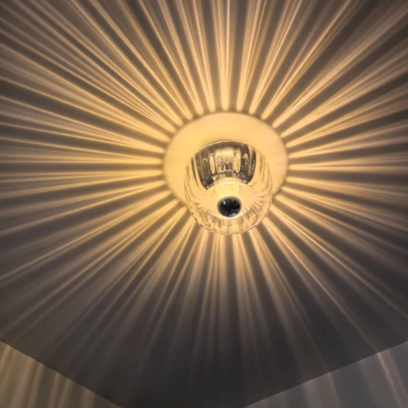 Moktan Sabai Nordic Bauhaus Glass Ceiling Light Retro LED Wall Lamp for Living Room Hallway
