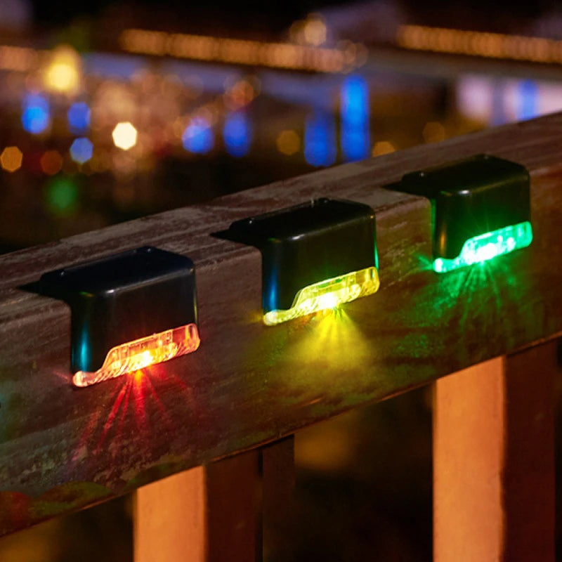 Moktan Sabai Outdoor Solar Deck Lights – Waterproof LED Fence & Step Lamps for Yard & Pathway